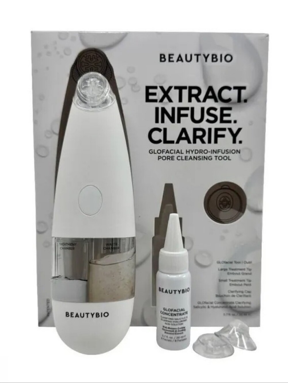 BeautyBio White Hydro-Infusion Pore Cleansing Tool